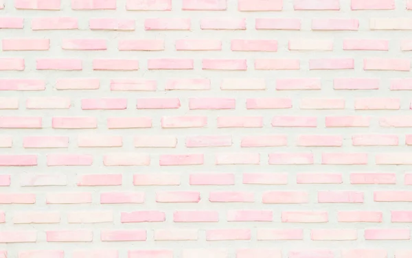 Pastel Pink White Brick Wall Texture Background Brickwork Pattern Stonework — Stock Photo, Image
