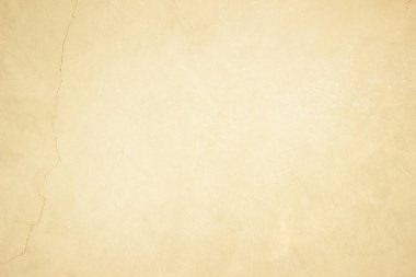 Eski beton duvar dokusu. Retro düz krem rengi çimento malzeme yüzeyini kapatıyoruz. Ekran ve kahverengi kağıt tasarım unsuru içeriğindeki ürün içeriğini göstermek veya tanıtmak için kaba ya da reklamını yapmak için..