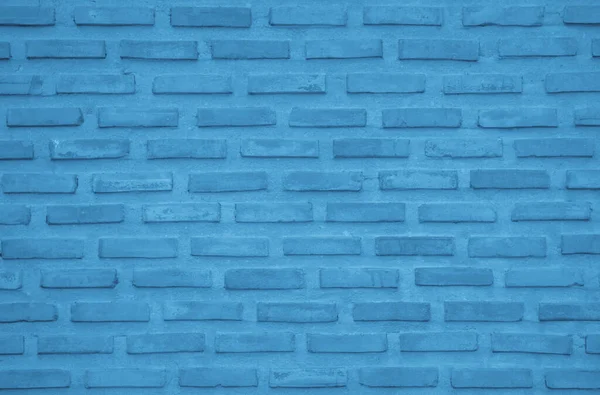 Muro Ladrillo Pintado Con Pintura Azul Pálido Pastel Tono Tranquilo — Foto de Stock