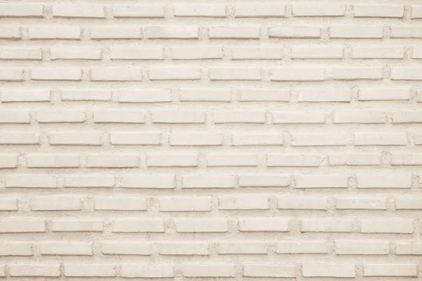 Cream White Brick Wall Texture Background Brickwork Stonework Flooring Backdrop — ストック写真