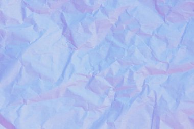 Çeşitli amaçlar için buruşmuş beyaz kağıt dokusu arkaplanı.