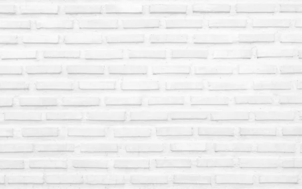 Bílá Grunge Cihlová Zeď Textura Pozadí Pro Kámen Dlaždice Blok — Stock fotografie