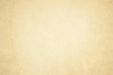 Eski beton duvar dokusu. Retro düz krem rengi çimento malzeme yüzeyini kapatıyoruz. Ekran ve kahverengi kağıt tasarım unsuru içeriğindeki ürün içeriğini göstermek veya tanıtmak için kaba ya da reklamını yapmak için..