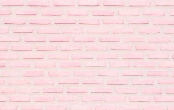 Pastel Pink White Brick Wall Texture Background Brickwork Pattern Stonework — Stock Photo, Image