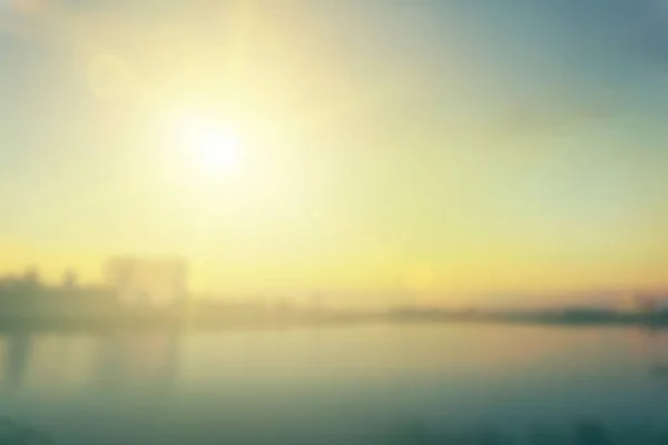 Entspannen Freien Urlaub Landschaft Konzept Abstrakte Verschwommenes Sonnenlicht Strand Bunte — Stockfoto