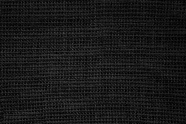 Black Hemp Rope Texture Background Haircloth Wale Black Dark Cloth — Photo