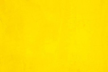 Doku arka planı için beton duvar sarısı rengi. Soyut grunge büyüyen efektli parlak renkli arkaplan. Pastel sarısı, düşük kontrastlı, pürüzlü ve düzensiz..