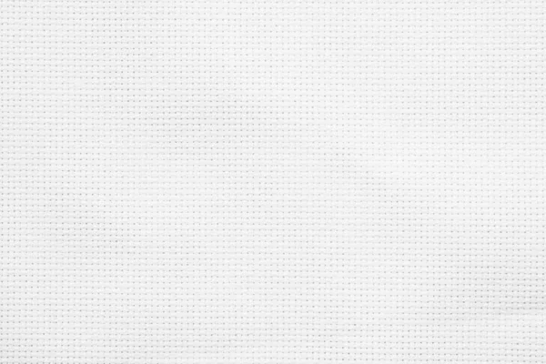 Fabric Canvas Woven Texture Background Pattern Light White Color Blank — Foto Stock