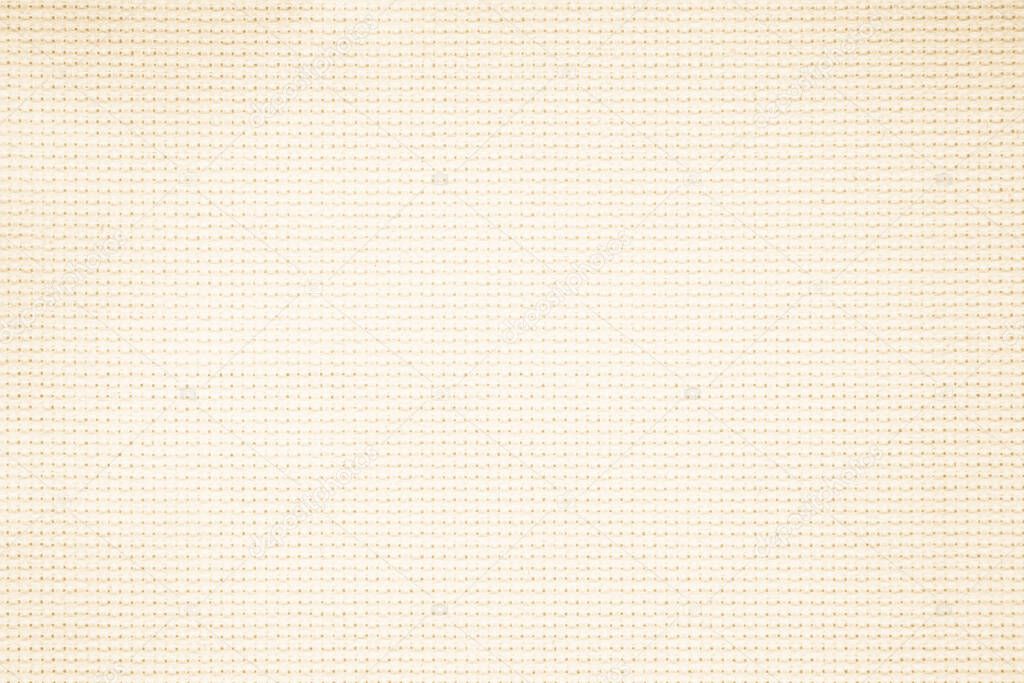 Abstract cream cotton towel mock up template fabric on with background. Wallpaper of artistic wale linen canvas. Blanket or Curtain of pattern and copy space for text decoration. Beige texture, Close up background of white fabric or abstract fabric.