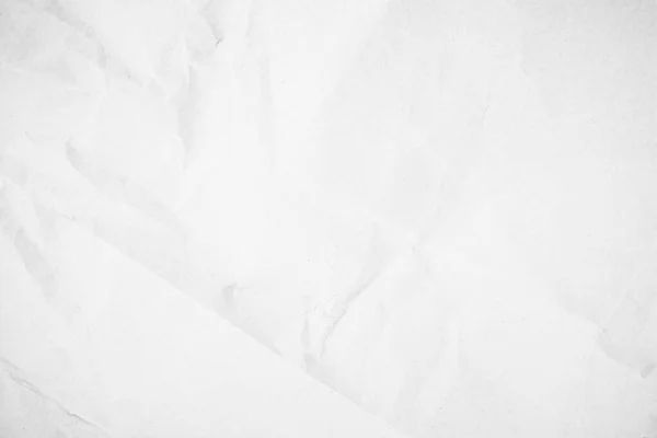 Crumpled White Paper Texture Background Various Purposes Paper Texture White — 图库照片