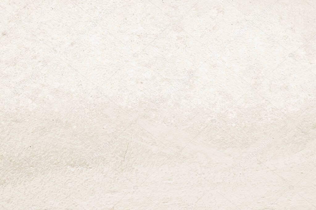 Old concrete wall texture background. Close up retro plain beige color cement material surface rough for show or advertise promote product content on display and brown paper design element concept.