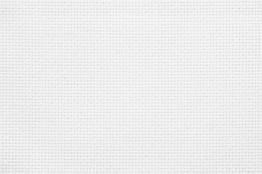 Fabric canvas woven texture background in pattern light white color blank. Natural gauze linen, carpet wool and cotton cloth textile textured as clean empty for decoration text. Grey sack material.