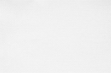 Fabric canvas woven texture background in pattern light white color blank. Natural gauze linen, carpet wool and cotton cloth textile textured as clean empty for decoration text. Grey sack material.