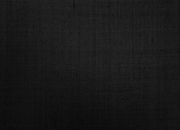 Black Hemp Rope Texture Background Haircloth Wale Black Dark Cloth — Stock Photo, Image