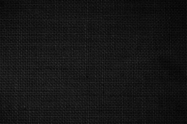 Black Hemp Rope Texture Background Haircloth Wale Black Dark Cloth — Photo