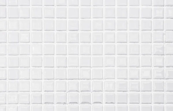 White Tile Wall Chequered Background Bathroom Floor Texture Ceramic Wall — Foto de Stock