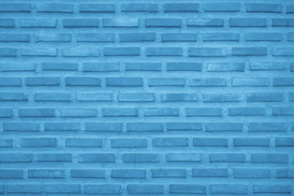 Cihlová Stěna Malovaná Světle Modrou Barvou Pastelové Klidné Tón Textury — Stock fotografie