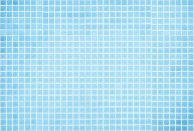 Blue light ceramic wall and floor tiles mosaic background in bathroom and kitchen. Design pattern geometric with grid wallpaper texture decoration pool. Simple seamless abstract surface clean.