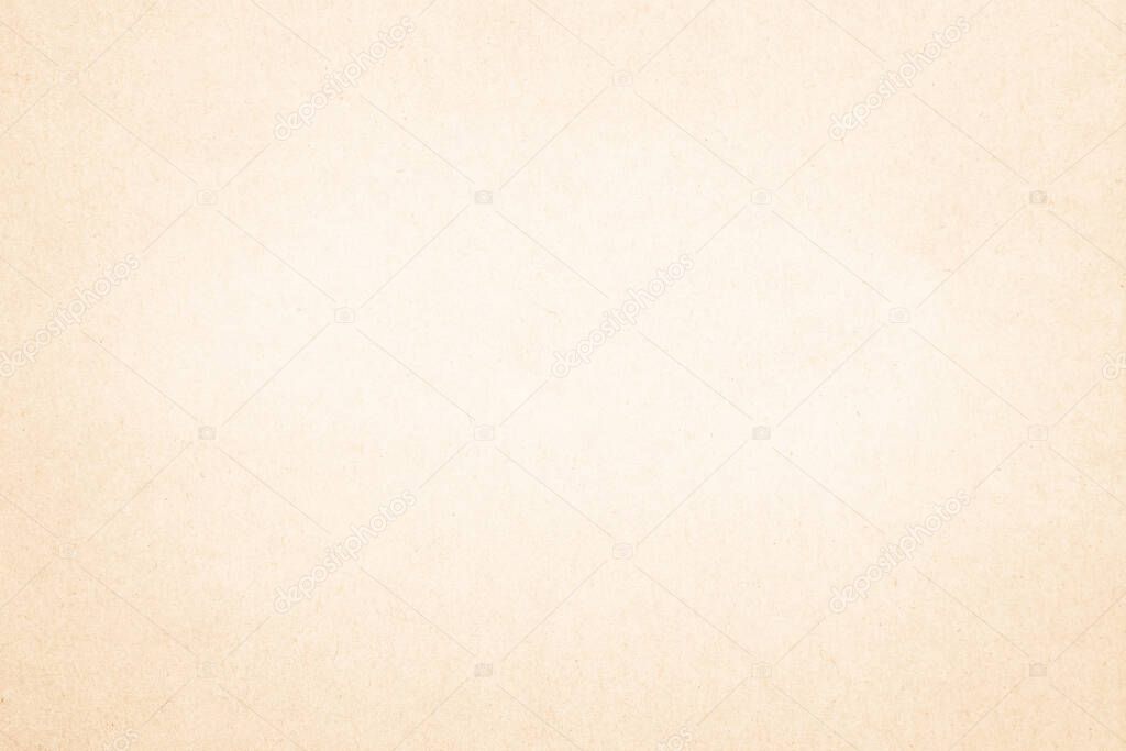Beige craft paper texture as background. Brown cardboard texture, Old paper grunge background, Vintage page or grunge vignette wrapping paper. Empty paper texture background. Highly detailed paper background. Seamless paper. Grunge cardboard design.