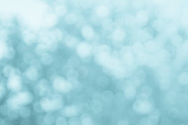 Arkaplan için soyut bulanık mavi renk, Görüntü festivali ışıkları açık hava kutlaması ve kazanan için mavi bokeh odaklı dekoratif tasarım zarif.