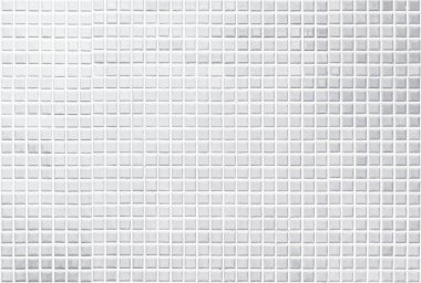 White tile wall chequered background bathroom floor texture. Ceramic wall and floor tiles mosaic background in bathroom and kitchen clean. Design pattern geometric with grid wallpaper decoration pool. Seamless pattern for backdrop advertising banner.