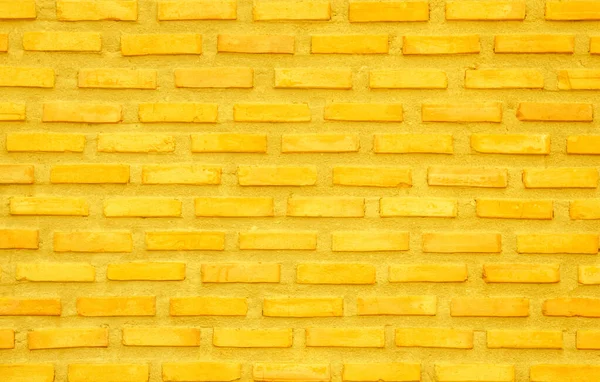 黄色の塗料パステル明るいトーンテクスチャの背景で塗装レンガの壁 レンガと石造りの床のインテリアとロック古いパターンクリーングリッドコンクリート不均一なレンガのデザインの背景 — ストック写真