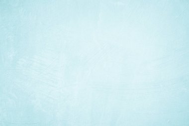 Pastel blue light concrete texture for background in kitchen modern. Wallpaper paper vintage. Surface cement stone wall dry have scratched sand grunge soft. Paint paintbrush watercolor on ceramic.