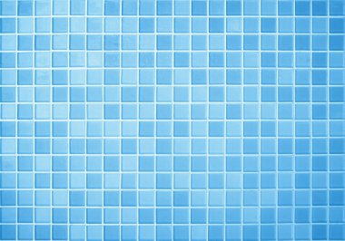 Blue light ceramic wall chequered and floor tiles mosaic background in bathroom, kitchen. Design pattern geometric with grid wallpaper texture decoration pool. Simple seamless abstract surface clean, illustration wall tiles soft, mosaic tile floor.