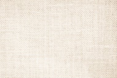 Jute hessian sackcloth burlap woven, linen texture pattern background in light beige cream brown color blank. Natural weaving canvas fiber line cotton cloth textured as clean organic for decoration.