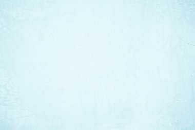 Pastel blue light concrete texture for background in kitchen modern. Wallpaper paper vintage. Surface cement stone wall dry have scratched sand grunge soft. Paint paintbrush watercolor on ceramic.