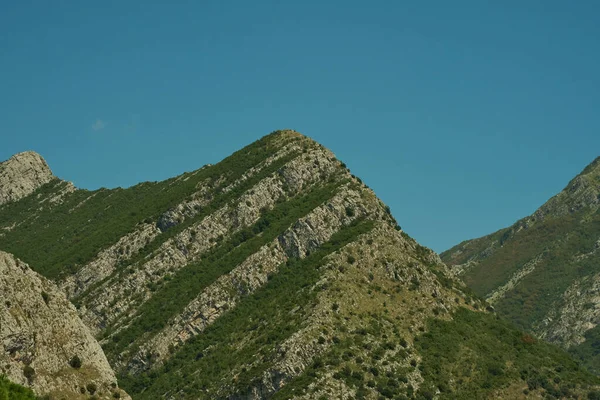 Big mountains in the Montenegro