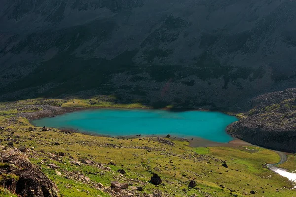 Danau Markin Gunung Tinggi Cagar Alam Teberda — Stok Foto