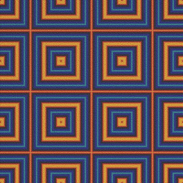 Seamless Pattern Made Rectangular Shapes Cloth Texture Weaving Threads Fabric — Stok fotoğraf