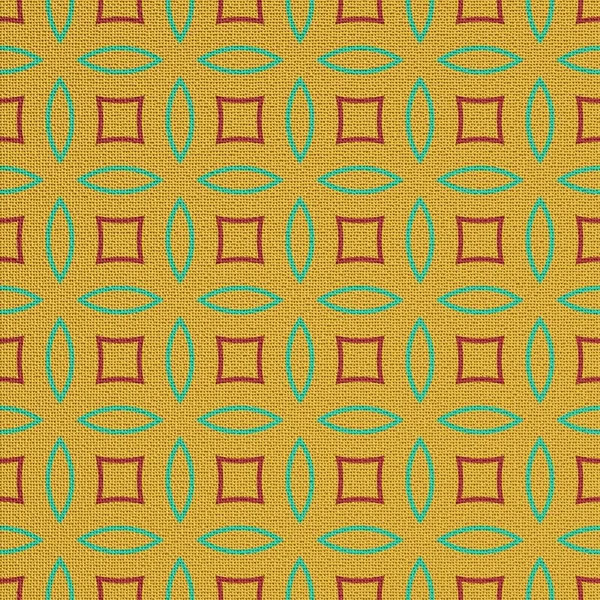Texture Geometric Shapes Effect Fabric Weaving Threads Cloth Canvas Material —  Fotos de Stock