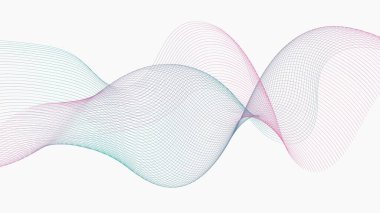 Vector illustration of pastel warm and cold tones pattern with nice curves transitons - beauty of geometry, suitable for different kind of backgrounds - presentations, documents, video, like HD, Full