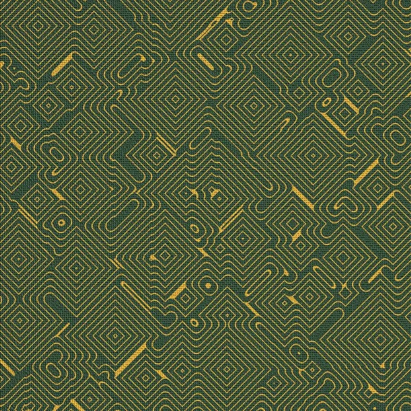 Metallized Texture Rectangular Lines Shape Maze Wallpaper Ready Cloth Texture — Stock Photo, Image