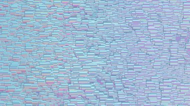 Smal parlak silindirlerden yapılmış hafif yanardöner dokusu, 16x9 manzara yön arkaplanı, 3D görüntüleme