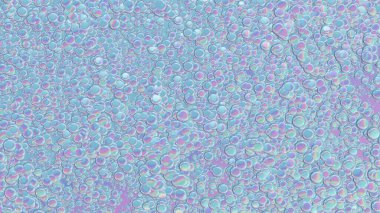 Küçük parlak hapların hafif inci deseni, 16x9 peyzaj oryantasyonu, 3D görüntüleme