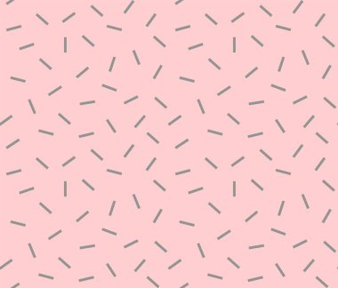 Rastgele çizgiler, kalın, yumruklayıcı şekiller ve dikkat gerektiren renkler, ideal geometri, lüks moda illüstrasyonlarından oluşan modern moda modeli.