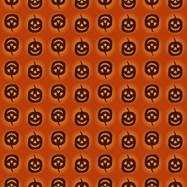 Cadılar Bayramı balkabaklarından yapılmış kusursuz desen