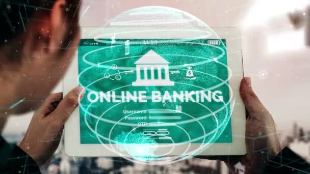 Online Banking για την τεχνολογία ψηφιακού χρήματος — Αρχείο Βίντεο