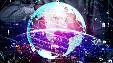 Kavramsal insanlar ağ ve bağlantı kuruyor