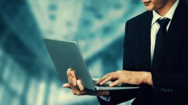 İş zekası teknolojisi ve büyük veri analitik karışık medya