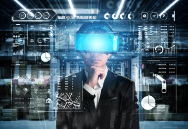 Yenilikçi VR depo yönetimi için gelecekteki sanal gerçeklik teknolojisi