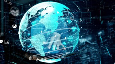 Kavramsal insanlar ağ ve bağlantı kuruyor