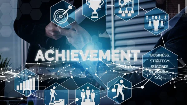 Achievement and Business Goal Success conceptual .