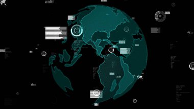 Akıllı iş verileri analitik teknoloji görselleştirici soyut