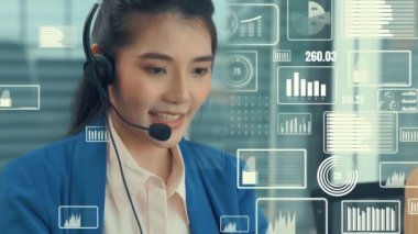 Müşteri desteği çağrı merkezi kıskanç grafik ile veri sağlar