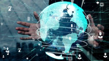 Kavramsal insanlar ağ ve bağlantı kuruyor