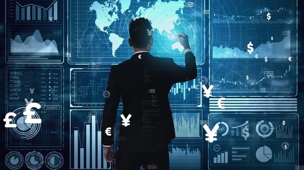 Big Data Technology for Business Finance conceptuel. — Photo